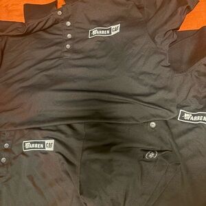 Black Polo Shirt with Uniform Style